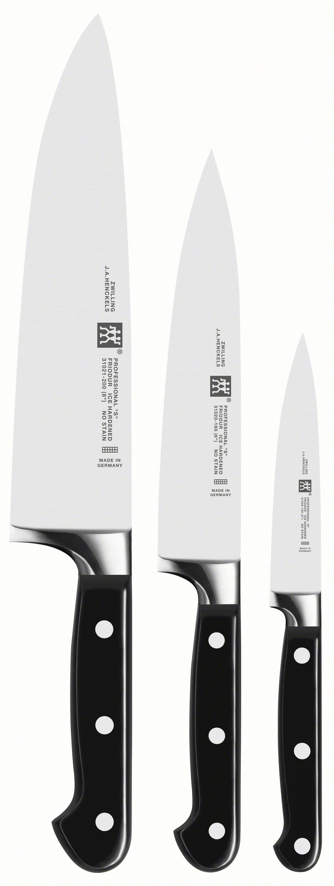Zwilling Professional 'S' Messerset 3 tlg, Art. Nr. 35602-000