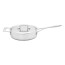 Demeyere Industry - niedriger Stieltopf m. Deckel, 24 cm, 67424A+67524 / 1029685